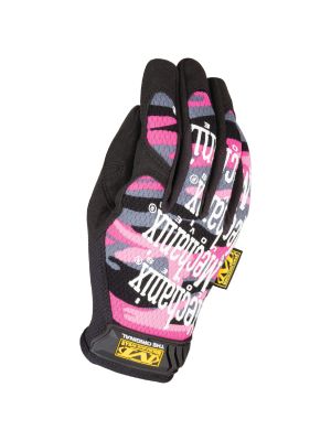 Перчатки Mechanix Wear Original Womens, цвет Pink Camo