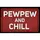 Нашивка, патч "Pew Pew and Chill" ПВХ тактическая с липучкой.