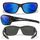 Защитные очки с поляризацией Wiley X Gravity Black Crystal (CAPTIVATE Polarized Blue Mirror)