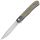 Складной нож Boker Plus Modern Trapper Uno satin сталь Nitro-V, рукоять Green Micarta Складной нож Boker Plus Modern Trapper Uno satin сталь Nitro-V, рукоять Green Micarta