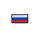 ПАТЧ ПВХ ФЛАГ РОССИИ MINI (25Х45 ММ)