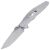 Складной нож Rike Knife Shadow T сталь M390 Tanto, рукоять Gray Titanium