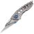 Складной нож Rike Knife Alien 1 сталь M390, рукоять Plain Ti