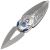Складной нож Rike Knife Cicada сталь M390, рукоять Grey Ti