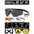 Тактические очки для стрельбы с баллистической защитой WILEYX Saber Advanced Matte Black (Clear-Grey-Rust)