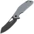 Складной нож Mr.Blade Wyvern spay-point blackwash сталь AUS-8, рукоять Grey FRN