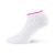 Носки Lasting ARA 2 пары 003 cotton+nylon белый с розовой полоской, размер L (42-45)