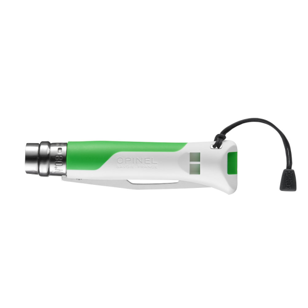 Нож Opinel №8 Fluo Green, зеленый, 002319
