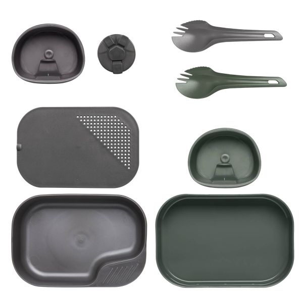 Набор посуды Wildo CAMP-A-BOX® Duo Complete, цвет Olive Green