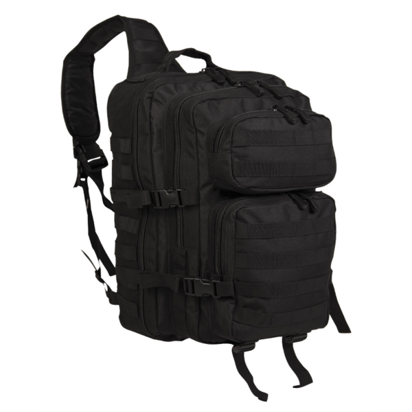 Рюкзак однолямочный  ASSAULT  LG Mil-Tec, цвет Black