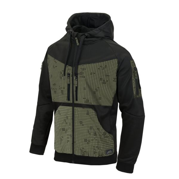 Толстовка ROGUE Hoodie (FullZip) Helikon, цвет - Black / Desert Night Camo