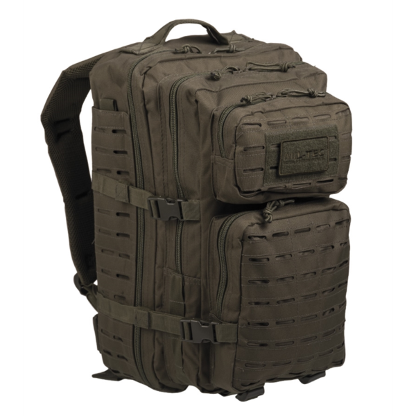 Рюкзак US ASSAULT LG LASER CUT Mil-Tec, цвет Olive Рюкзак US ASSAULT LG LASER CUT Mil-Tec, цвет Olive