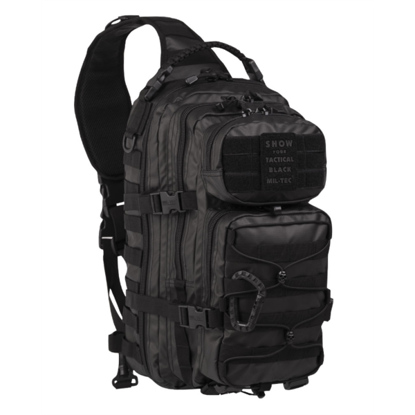 Рюкзак однолямочный  ASSAULT  LG Mil-Tec, цвет Tactical Black Рюкзак однолямочный  ASSAULT  LG Mil-Tec, цвет Tactical Black