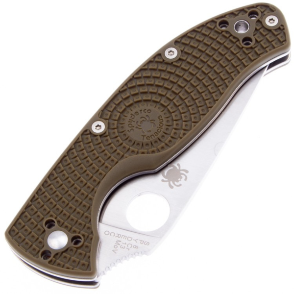 Складной нож Spyderco Tenacious Lightweight сталь 8Cr13MoV, рукоять OD FRN Складной нож Spyderco Tenacious Lightweight сталь 8Cr13MoV, рукоять OD FRN