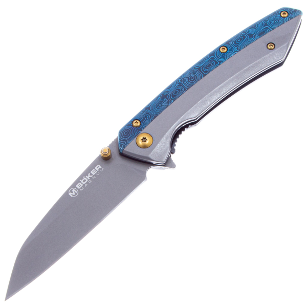 Складной нож Boker Magnum Cobalt сталь 440A, рукоять сталь