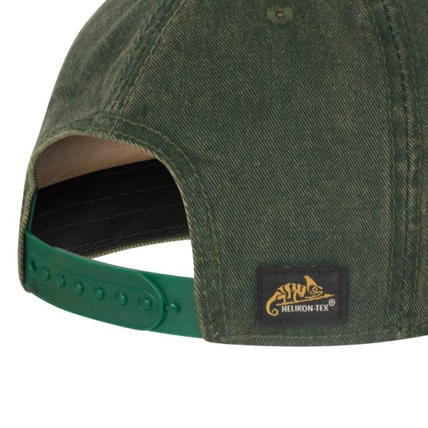 Бейсболка SHOOTING TIME SNAPBACK Helikon, цвет DIRTY WASHED DARK GREEN / DIRTY WASHED KELLY GREEN