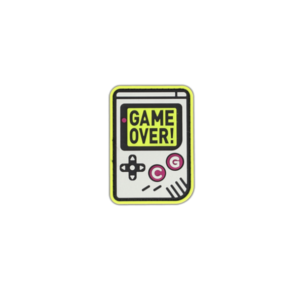 Патч PEW Game Over White