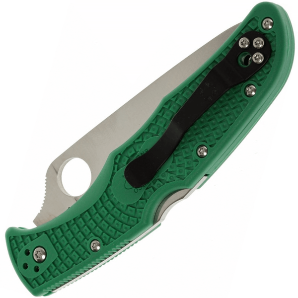 Складной нож Spyderco Endura 4 сталь VG-10, рукоять Green FRN