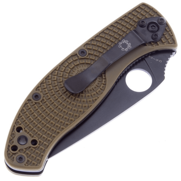 Нож Spyderco Tenacious LTW Black сталь 8Cr13MoV, рукоять OD FRN