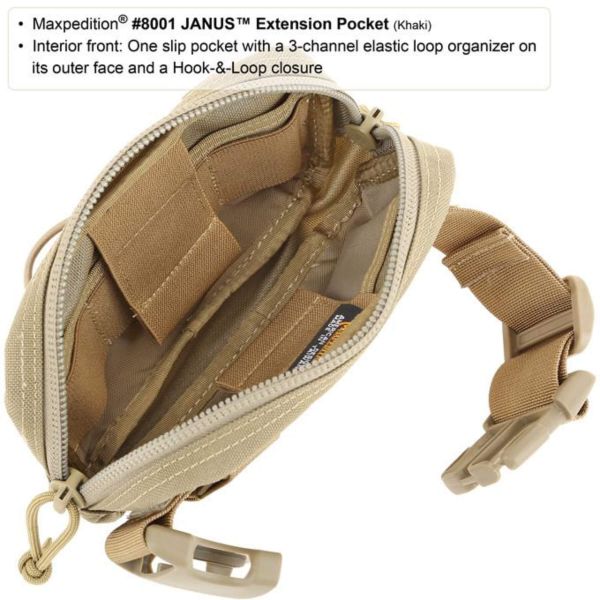 Подсумок Maxpedition Janus Extension Pocket Black