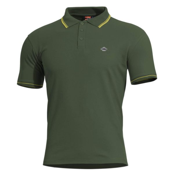 Поло Aniketos Stripes Pentagon, цвет SpringBok Green