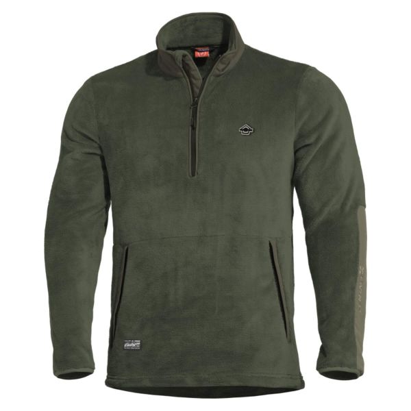 Толстовка Grizzly 1/2 Zip Pentagon, цвет Camo Green