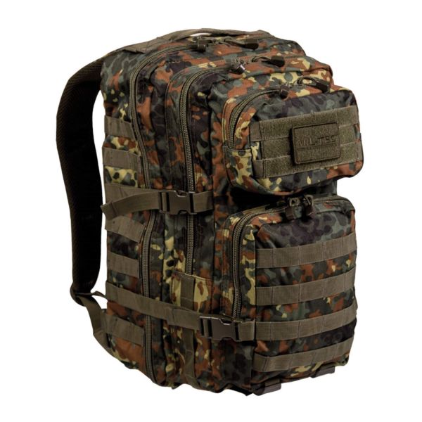 Рюкзак US Assault Large Mil-Tec, цвет Flecktarn