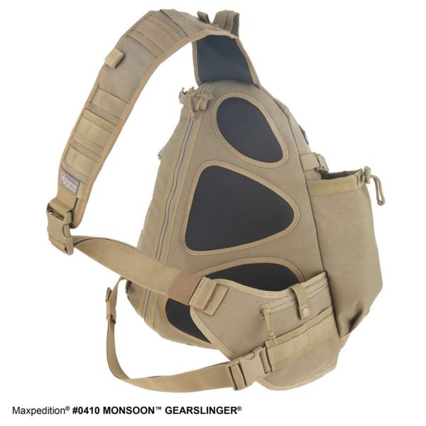 Рюкзак однолямочный Maxpedition Monsoon Gearslinger, цвет  Khaki