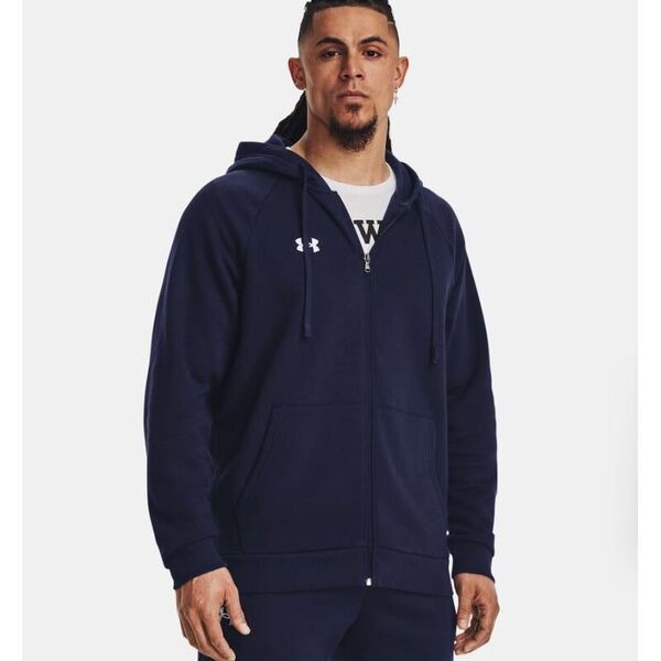 Толстовка Rival Fleece FZ Under Armour, цвет Blue (M)