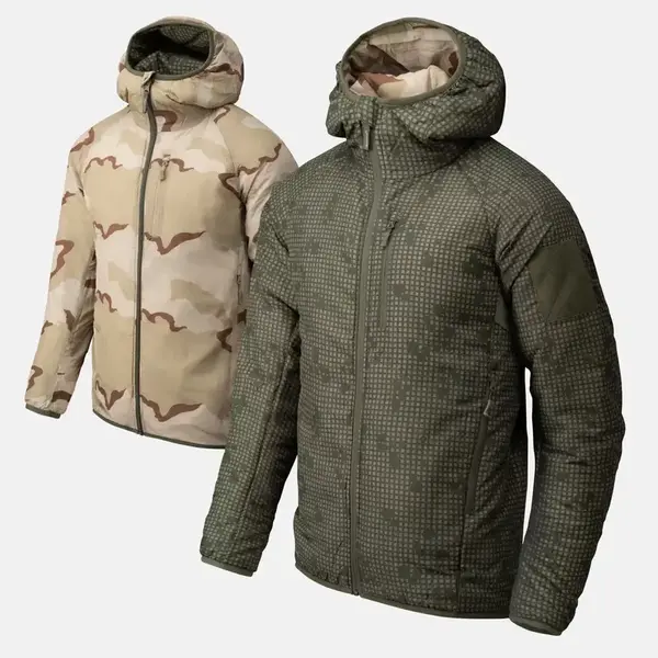 Куртка REVERSIBLE WOLFHOUND HOODIE Helikon, цвет  Desert Night Camo / US Desert