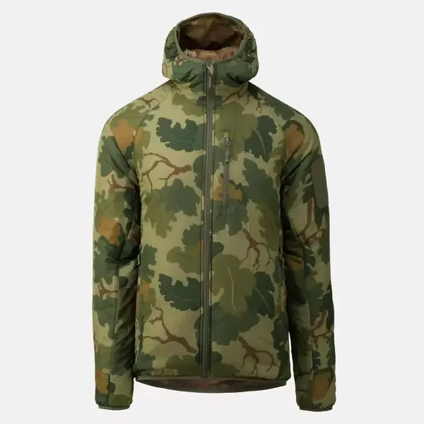Куртка REVERSIBLE WOLFHOUND HOODIE Helikon, цвет  Mitchell Camo Leaf / Mitchell Camo Clouds