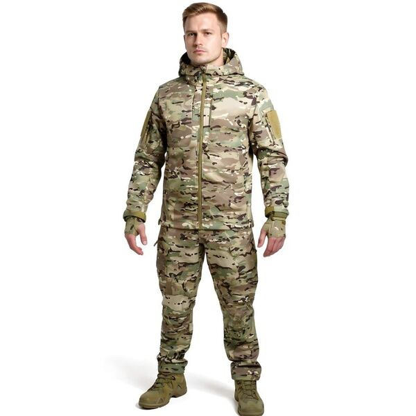 Тактический костюм мужской софтшелл GONGTEX SMARTFOX SOFTSHELL, весна - осень