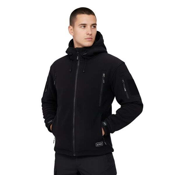 Кофта флисовая HUBBARD APEX, цвет Black