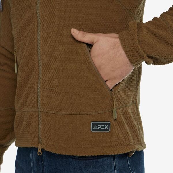Кофта флисовая SANFORD APEX, цвет Coyote