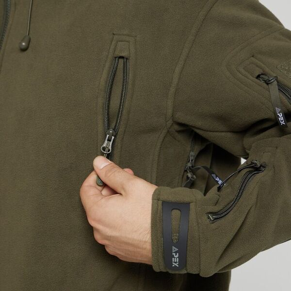 Кофта флисовая HUBBARD APEX, цвет Olive Green