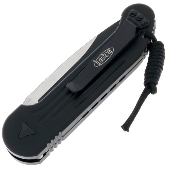 Складной нож Microtech LUDT Tactical DLC сталь M390, рукоять Black Aluminum