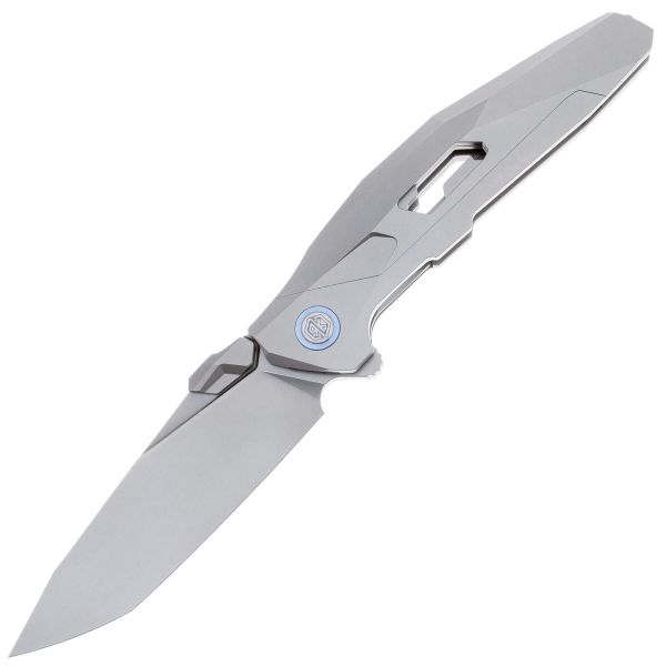 Складной нож Rike Knife Shadow T сталь M390 Tanto, рукоять Gray Titanium