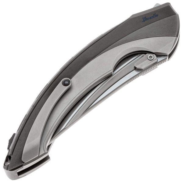 Нож Rike Knife Lamella сталь M390 рукоять Grey Ti	