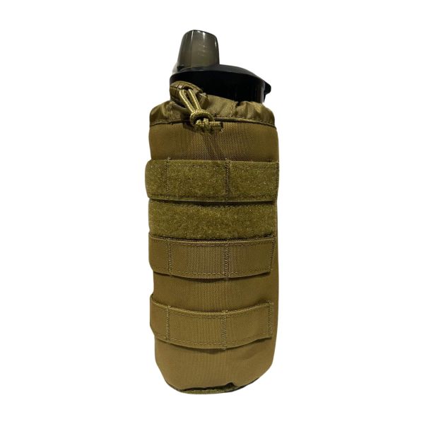 Тактическая фляга GONGTEX с чехлом  Молле,  цвет Coyote