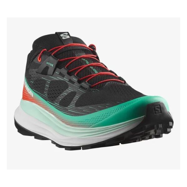 Кроссовки Ultra Glide 2 Salomon, цвет Black/Electric Green