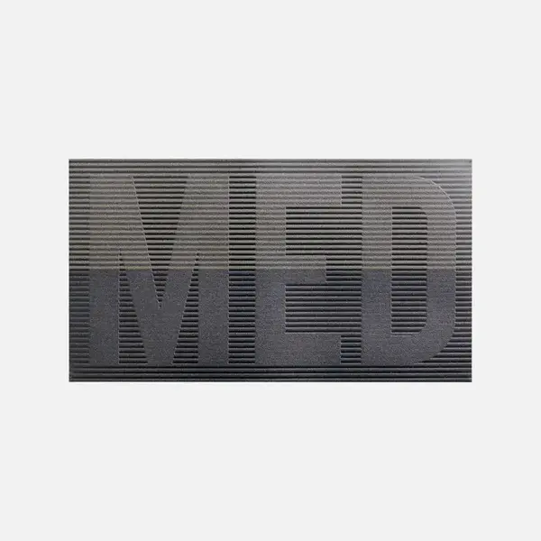 Большая меднашивка MED с приглушённым флагом Польши, полиэстер