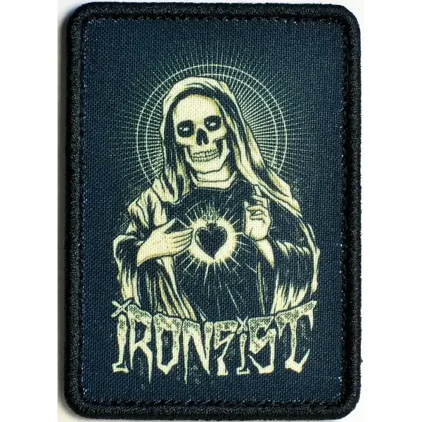 Нашивка, патч "Ironsist" тактическая с липучкой.