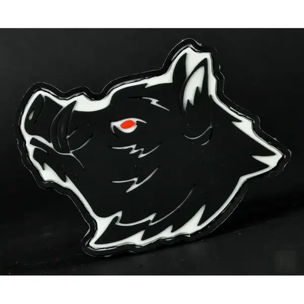 Нашивка, патч "Кабан" тактическая с липучкой.