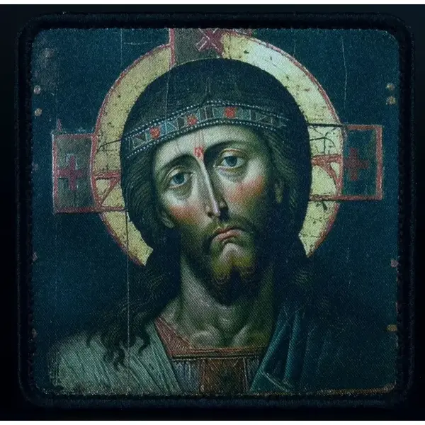 Нашивка, патч "Спас Нерукотворный" тактическая с липучкой.