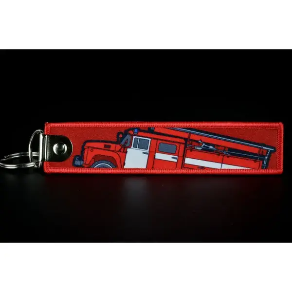 Двухсторонний брелок, ремувка "Пожарный ЗИЛ АЦ-40 (131) модель 137".