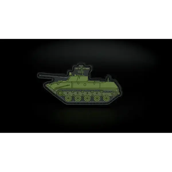 Нашивка, патч "БМД-2" ПВХ тактическая с липучкой.