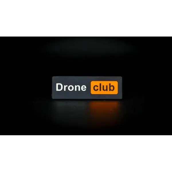 Нашивка, патч "Drone Club" ПВХ тактическая с липучкой.