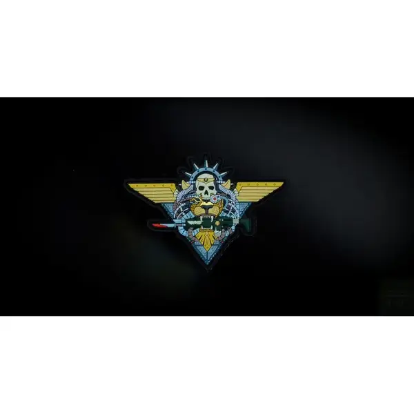 Нашивка, патч "Имперская Гвардия, Астра Милитарум" от Корпуса Вышивания.