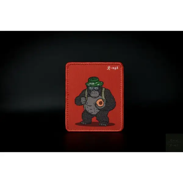 Нашивка, патч "Горилла" тактическая с липучкой.