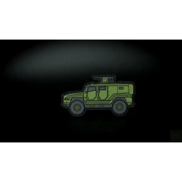 Нашивка, патч "Урал ВПК" тактическая с липучкой.